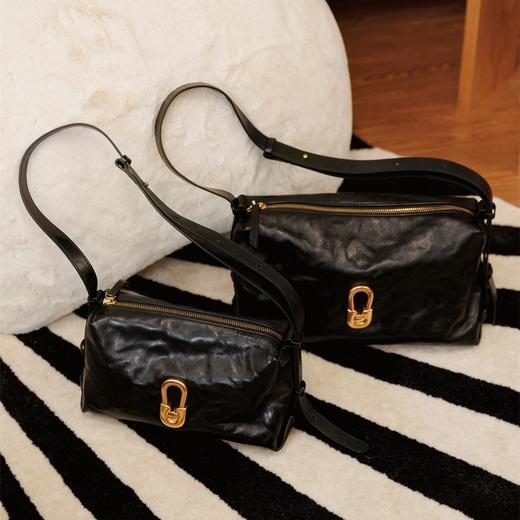 TENNCO原创【大黑金包】头层植鞣牛皮托特包通勤大容量单肩斜挎包 商品图5