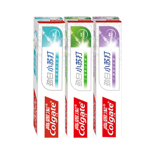 「数款可选」高露洁劲白小苏打竹炭薄荷亮白清新口气清洁茉莉留兰竹炭牙膏口腔护理 商品图4