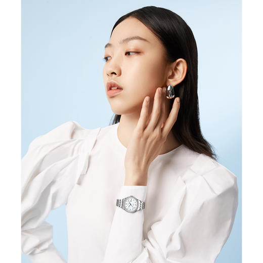 飞亚达经典系列机械女表贝母盘镶钻时尚手表 商品图3