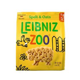 百乐顺 莱布尼兹动物型燕麦饼干 100g/袋