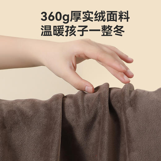 【5A抑菌】【120-165】【可可鸭】女童半高领加绒加厚内衣套装 商品图4