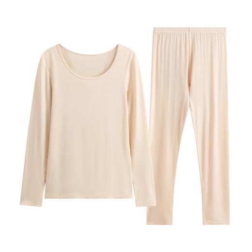 芬腾保暖内衣女秋冬季秋衣秋裤套装抗菌无痕恒温肌底衣内穿打底衫 商品图4