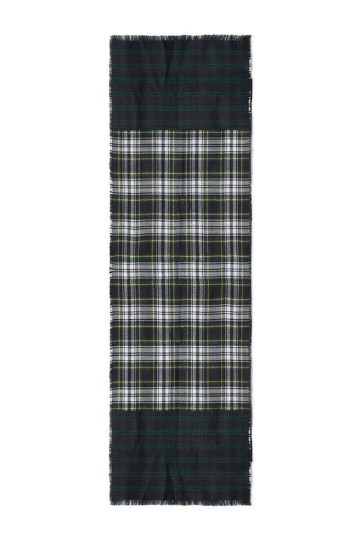 AVA 复古格纹流苏围巾 7708 商品图2