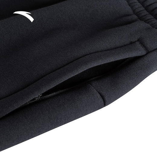 安踏运动裤男裤2024秋冬季新款复古泡芙绒男子针织长裤子152448307 商品图7