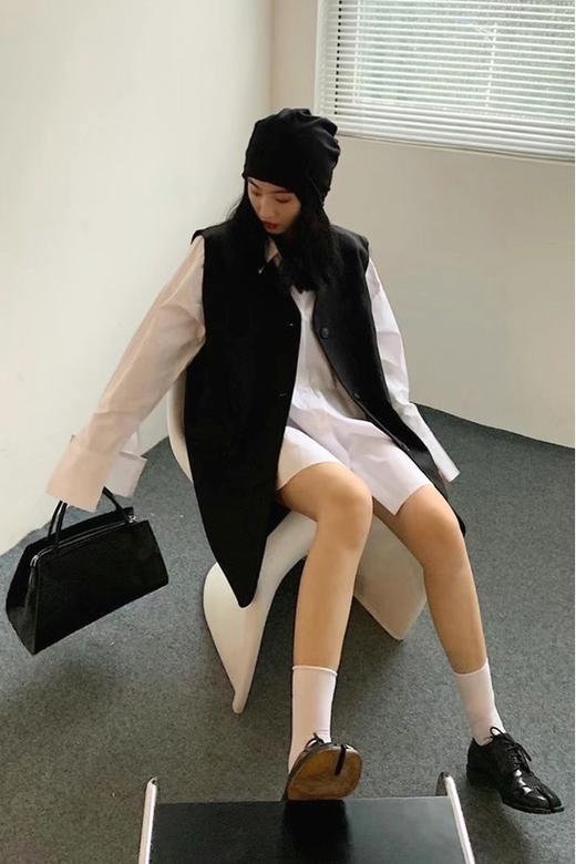 ANSUABEL 宽松款西装马甲两件套装 14527 商品图1