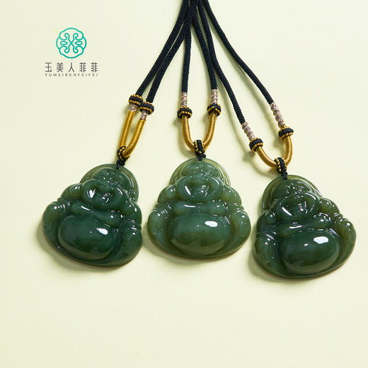 和田玉佛公吊坠约44-48mm 商品图0