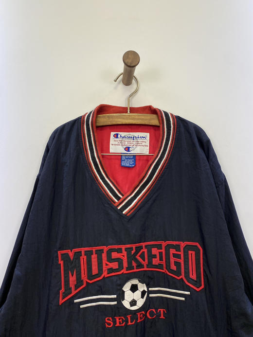 90年代 Vintage Champion 冠军 全刺绣 运动罩衫_SLSS(M-L) 商品图1