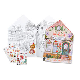 Moulin Roty 米努奇卡斯主题 涂色绘本&贴纸 适合3岁以上 艺术启蒙 放飞想象力 法国品牌-681601