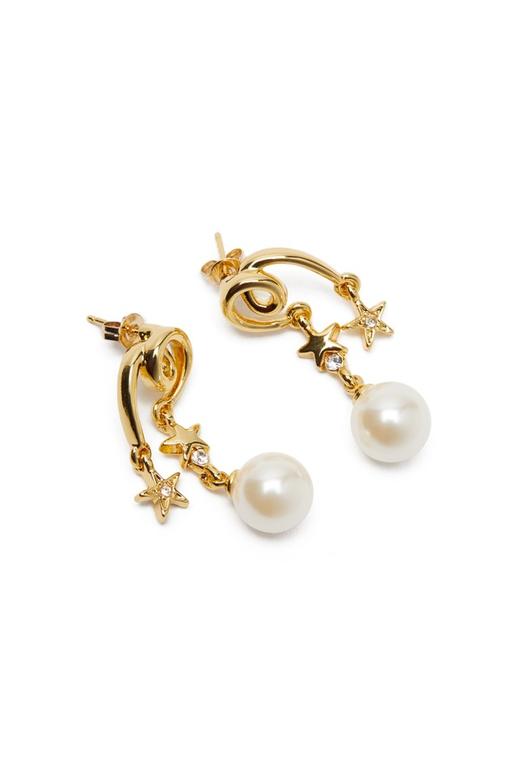 Time Made 设计感星星珍珠耳环 6693 商品图2