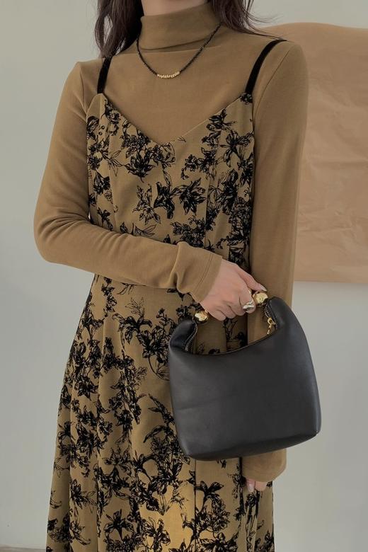 ANSUABEL 艺术花朵吊带连衣裙 19305 商品图1