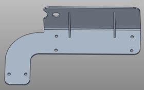 天线安装板焊合(左)9003G0002B0040D