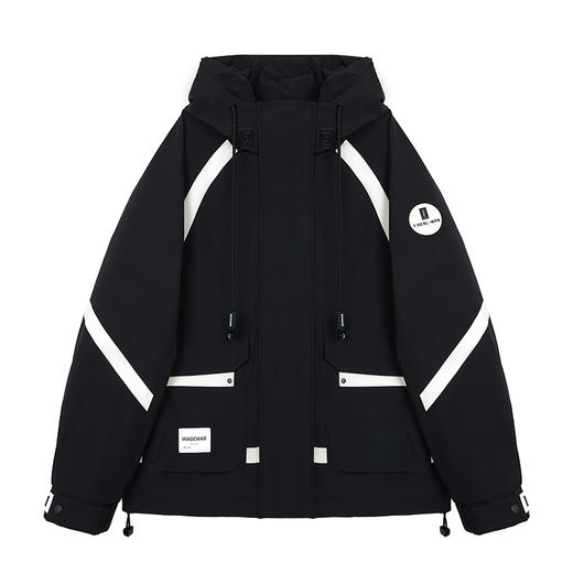 【新品上新】HX 冬季短款带帽羽绒服90绒S100444104101 商品图0