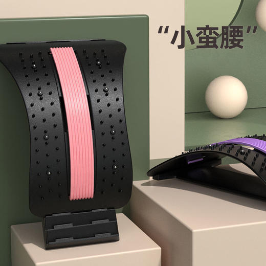 腰椎舒缓牵引器腰部拉伸颈椎背部伸展腰背瑜伽按摩矫正神器 商品图3