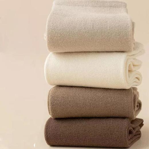 秋冬长筒袜六色中筒袜女袜日系堆堆袜 商品图3