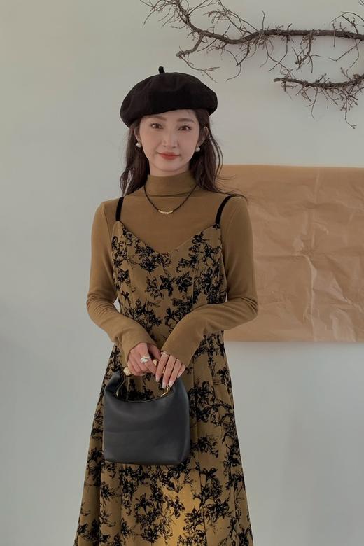 ANSUABEL 艺术花朵吊带连衣裙 19305 商品图6