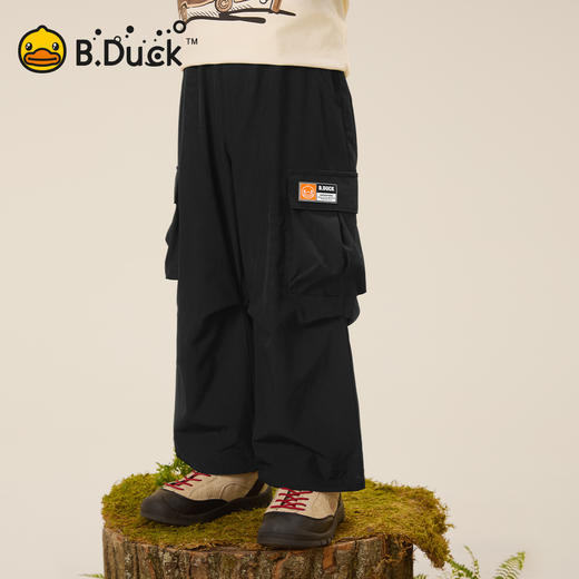 B.Duck小黄鸭儿童春秋新款男女童时髦工装裤休闲宽松105-150 BF3557097 商品图0