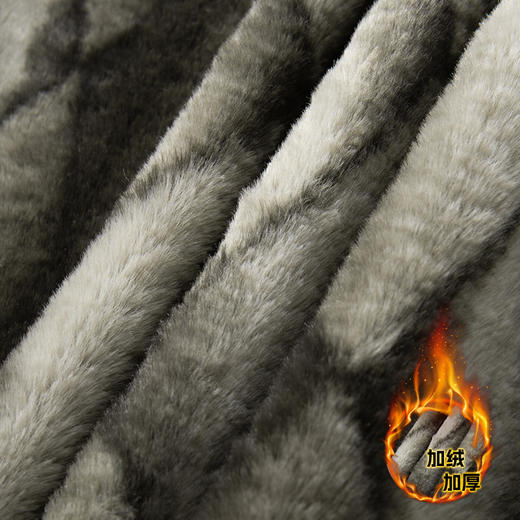 【雪尼尔】【新款DX】大依优型大码立领加绒棉服棉衣保暖加厚加肥加大上衣男士外套胖子 商品图6