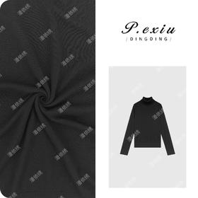 04-4潘依绣丁丁宠粉羊毛天丝基础款百搭通勤半高领针织毛衣 ZZ0582