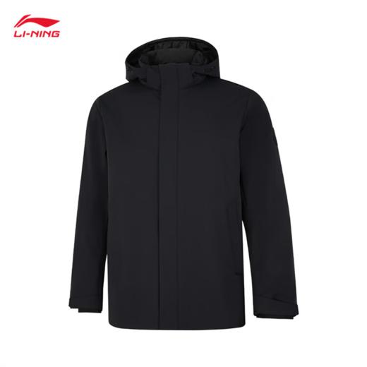 李宁羽绒服男子2024秋冬季新款短款连帽运动外套AYMU291 商品图0