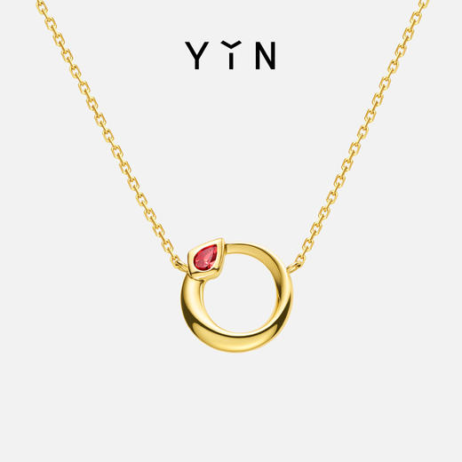 「迎」系列 巳蛇肆蛇 蛇年生肖18K金项链 本命年祝福送礼 商品图0