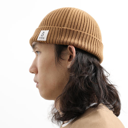 吃茶去chichaqu24秋冬保暖冷帽复古羊毛帽针织毛线帽户外男女百搭 商品图1