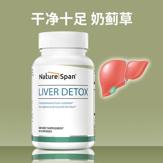 姜黄素胆碱二氢杨梅素奶蓟草转氨酶肝片原装进口胶囊60粒 NATURESPAN倍能适 商品图0