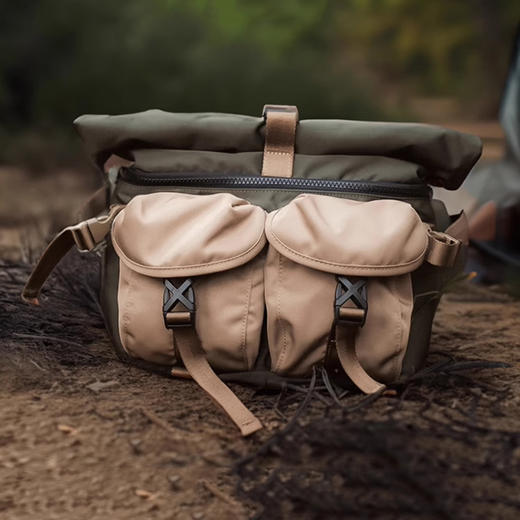 裁缝学苑AS368户外单肩摄影包斜挎包纸样背包防水旅行邮差包样板 商品图5