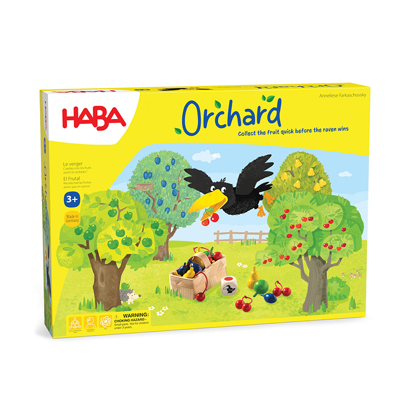 HABA 乌鸦果园 儿童桌游 适合3岁 团队协作 物品收集 德国品牌-1004170002