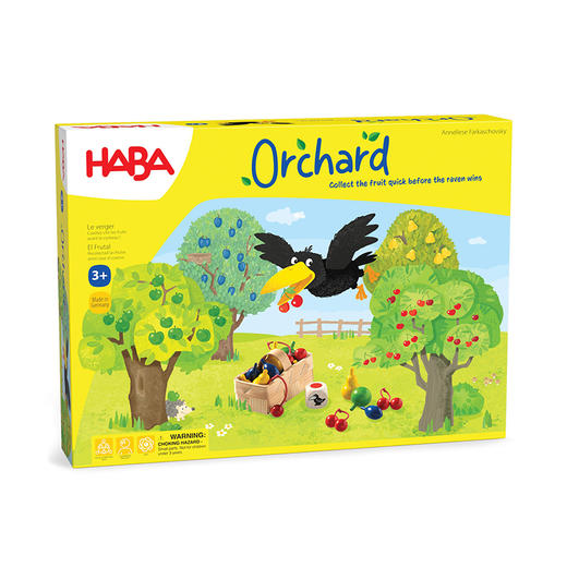HABA 乌鸦果园 儿童桌游 适合3岁 团队协作 物品收集 德国品牌-1004170002 商品图0