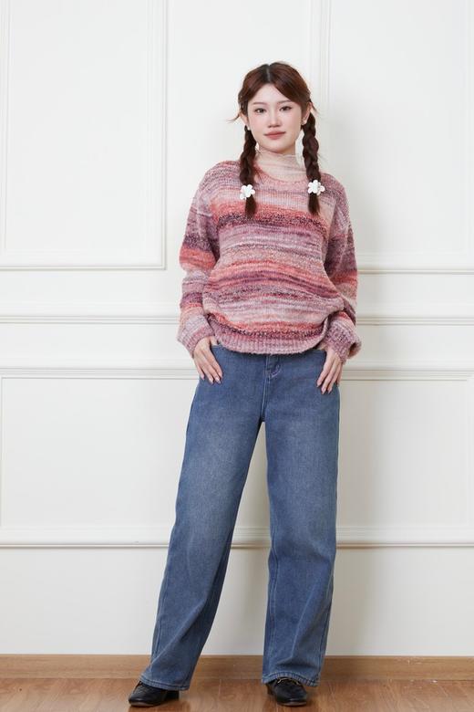 LNNNS 超舒适休闲百搭加绒牛仔裤 19279 商品图1