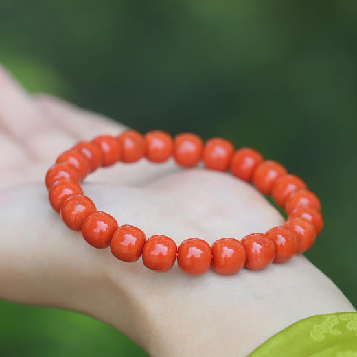 【宫里手串】瓦西南红老型珠手串 MY 商品图3