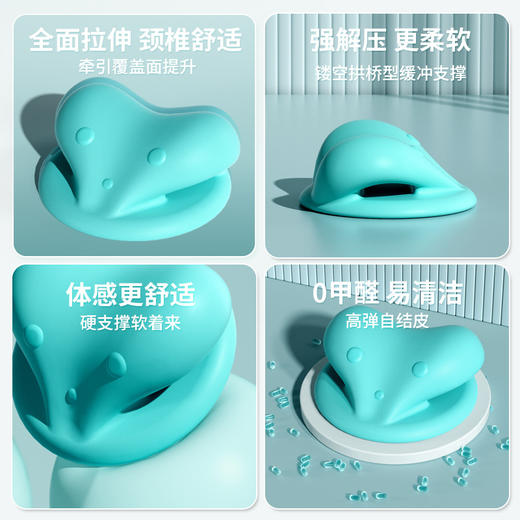 颈椎按摩器重力指压颈部按摩枕肩颈修复枕头牵引矫正按摩枕头 商品图2