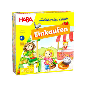 HABA 去购物/去市场 儿童桌游 适合2岁 认识数与量 归类分类 德国品牌-1302781001