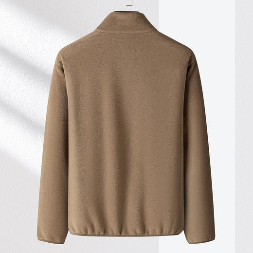 【双面摇粒绒】罗蒙经典立领摇粒绒夹克外套舒适百搭保暖夹克外套 商品图7