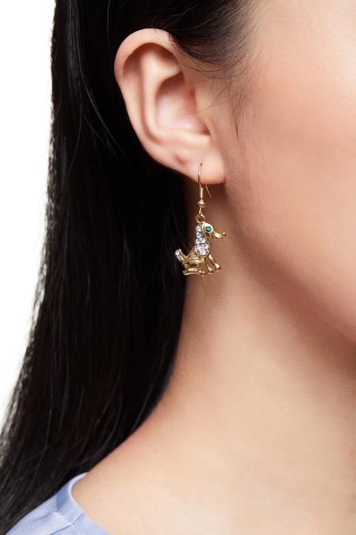 DEDE迪迪 动物造型趣味锆石耳环 6694 商品图0