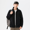 罗蒙秋冬时尚纯色男士摇粒绒外套保暖舒适外套男休闲基础百搭潮流男外套 商品缩略图5