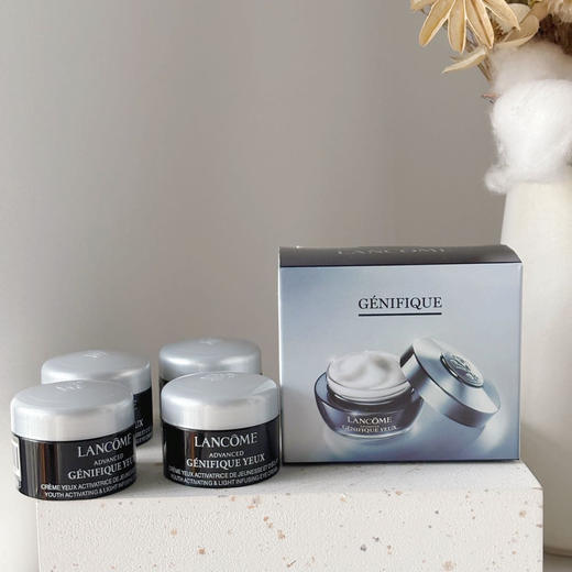 【兰蔻小黑瓶发光眼霜四件套】质地更清爽更好吸收，滋润保湿令有效淡化眼纹，去黑眼圈6紧致眼部轮廓，改善泡泡眼 绝对是兰蔻家的明星产品ソ无限回购的一款，坚持使用，眼周肌肤明显回复年轻 商品图5