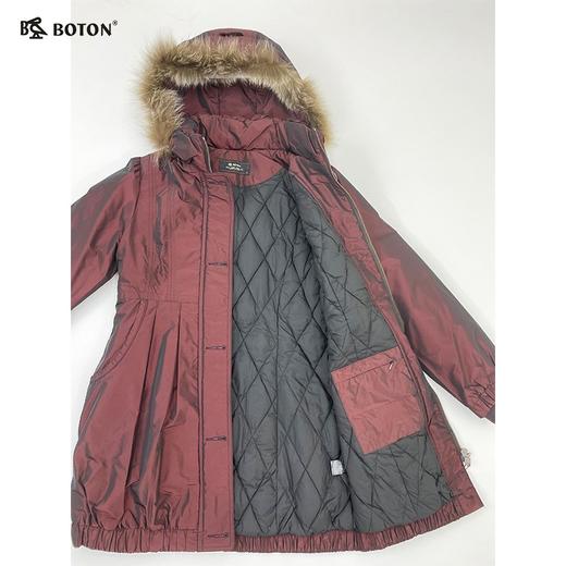 【第2件半价！尾货清仓不退换】波顿女士甩帽甩毛不甩胆羽绒褛LJ609 商品图3