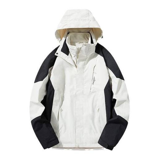 三合一冲锋外套男女款户外三防山系衣服春秋款情侣防风防污登山夹克 商品图3