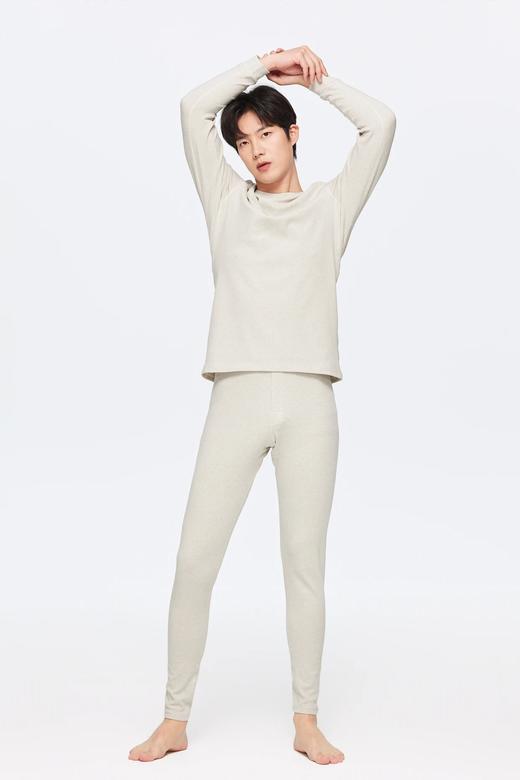 素道有机棉 女套装SBFE0024男套装SBFE0025 普通厚度 女单条秋裤SGWT0036 男单条秋裤SGWT0037 商品图1