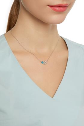 Joseph Lee 琉璃半球吊坠925银项链 6898