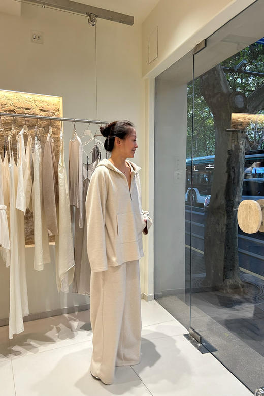 VC｜AAW24031 Willow wide trousers 松紧腰长裤 [ 白 / 棕 / 燕麦 ] 商品图14