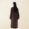 SCC8BD147诗梦松果棕长款大衣 商品缩略图3