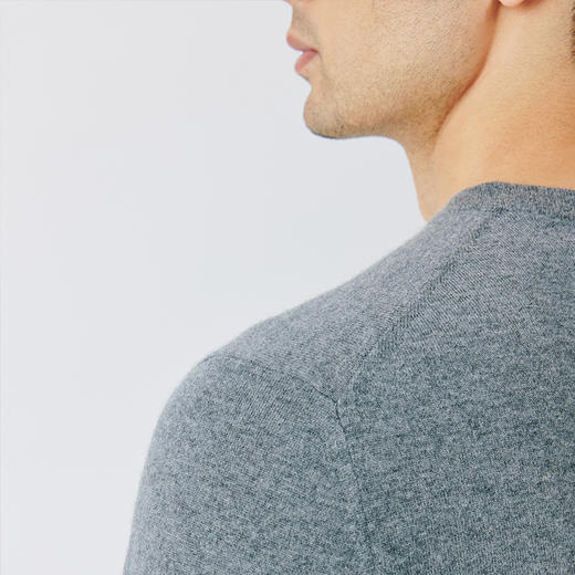 东黎 • 小山羊绒男士秋冬圆领基础款打底百搭套衫 4870 商品图10