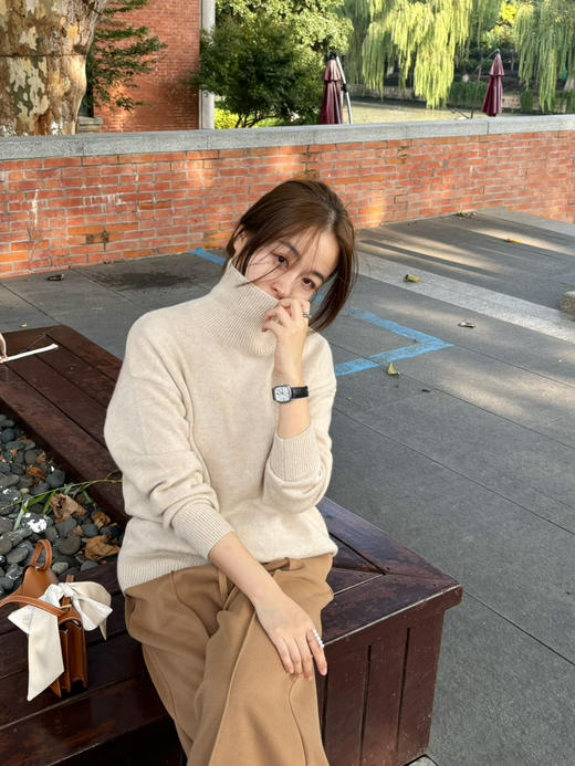 2411214    max高领 100%羊绒衫 商品图1