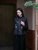 东方境X郭培| 黑色提花拼丝绒刺绣棉马甲 商品缩略图7