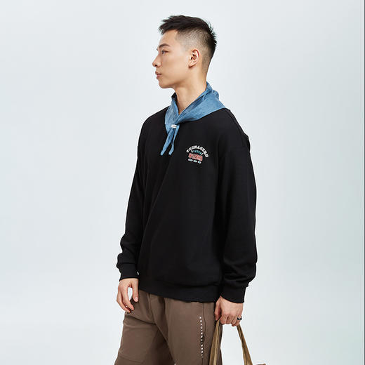 【断码清仓】HX  春秋季圆领卫衣C106430046101/02 商品图8