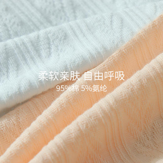 【5条独立装】迪蕉女士纯棉内裤 高腰冷感提花 5A抗JUN  亲肤裸感 全包臀 全棉底裆 商品图8