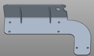 天线安装板焊合(右)9003F0002B0040D,