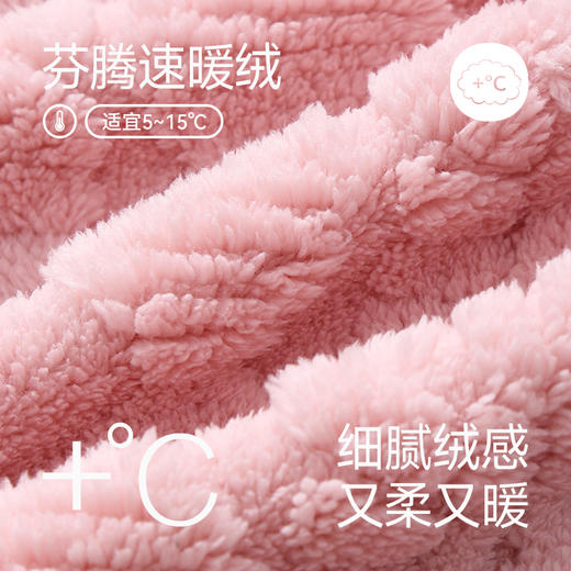 芬腾珊瑚绒睡衣秋冬季情侣套装男女士加绒加厚抗静电加大码家居服 商品图2